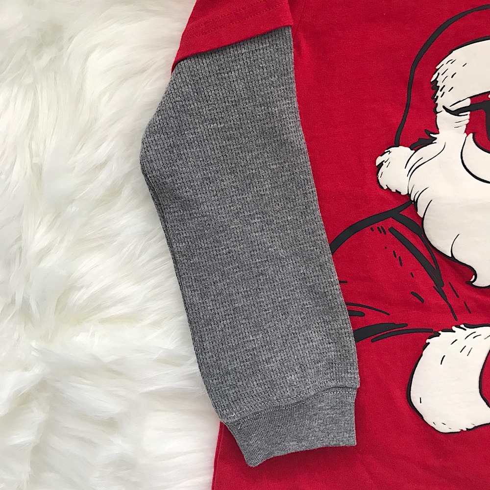 Carter’s Boy’s Red Santa Face Sweater 5T - Picture 3 of 7